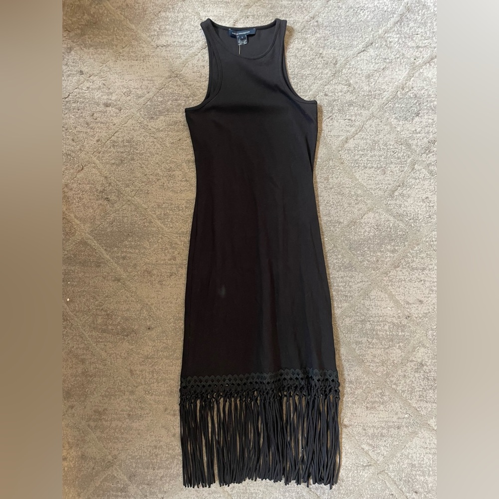 French Connection Fringe Dress Size S